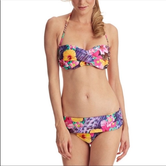 “NANETTE LEPORE” Playa Tropical Floral Bikini - Picture 1 of 15
